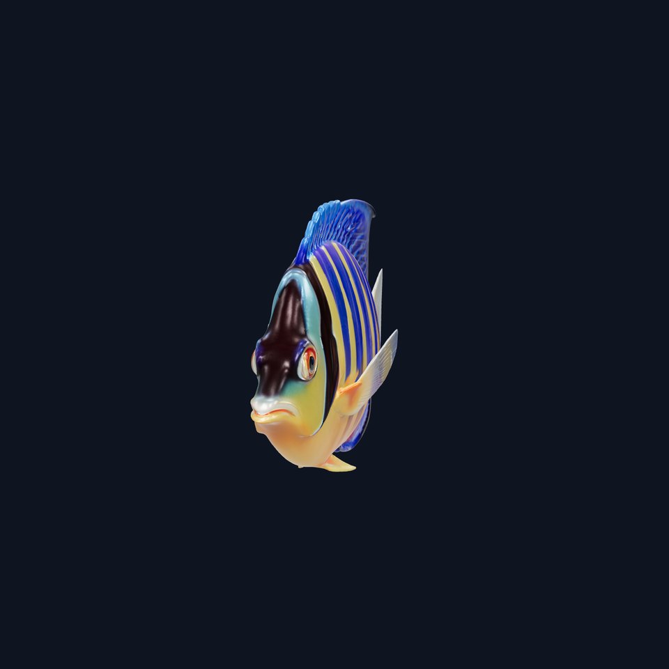 Colorful Tropical Fish Model Pack